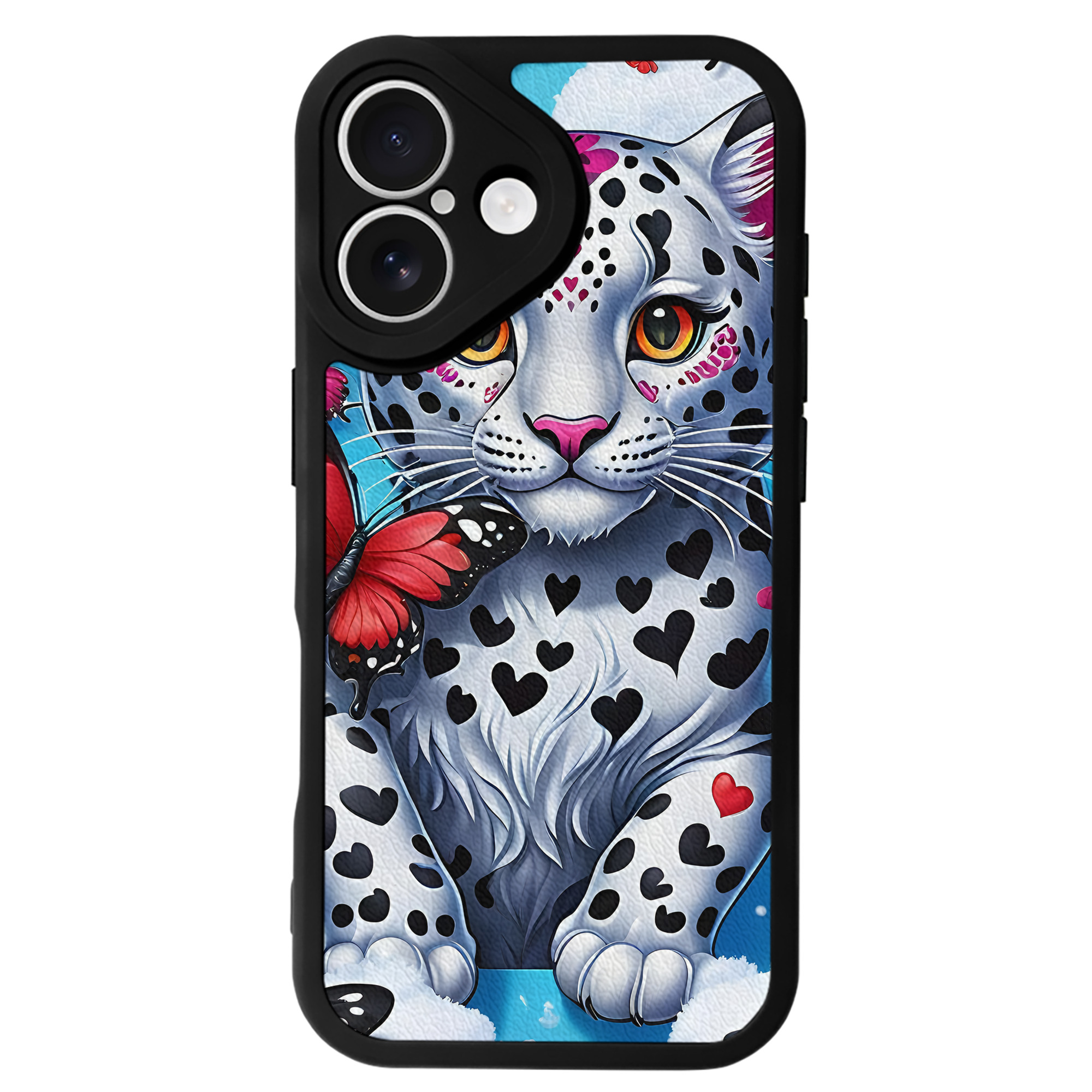 （画像用） ミッキーマウス Mickey Mouse 【iPhone 16シリーズ対応】シリコンスマホケース（レザー調） 材質：シリコン